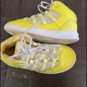 Yellow Toddler Jordan Sneakers
